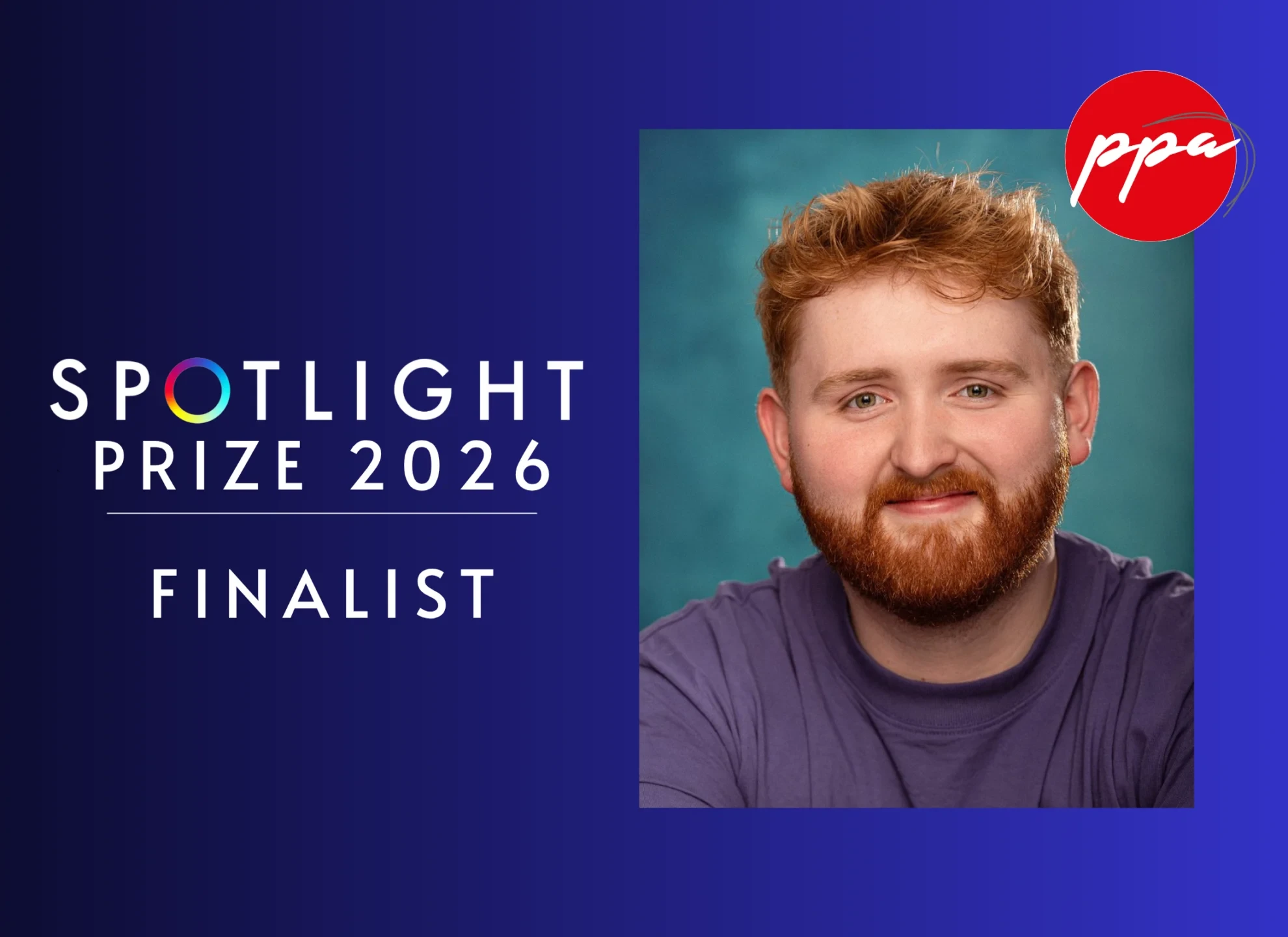 Elliot Holt Named Finalist for Prestigious Spotlight Prize 2026 - PPAcademy